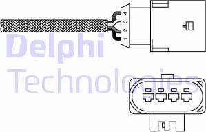 Delphi ES20303-12B1 - Lambda zonde autodraugiem.lv
