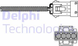 Delphi ES20255-12B1 - Lambda zonde autodraugiem.lv