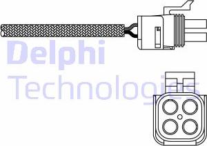 Delphi ES20273-12B1 - Lambda zonde autodraugiem.lv