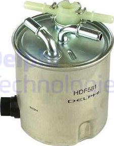 Delphi HDF581 - Degvielas filtrs autodraugiem.lv