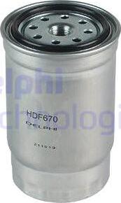 Delphi HDF670 - Degvielas filtrs autodraugiem.lv