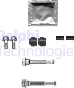 Delphi KS1063 - Virzītājčaulu komplekts, Bremžu suports autodraugiem.lv