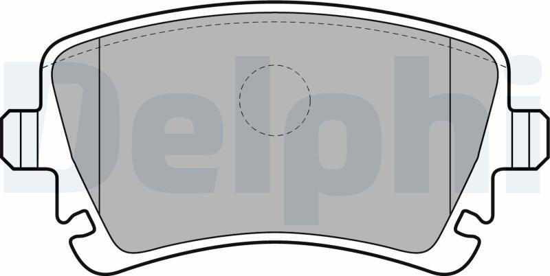 Delphi LP1920-17B1 - Bremžu uzliku kompl., Disku bremzes autodraugiem.lv