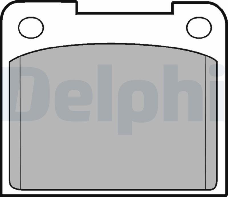 Delphi LP15-17B1 - Bremžu uzliku kompl., Disku bremzes autodraugiem.lv