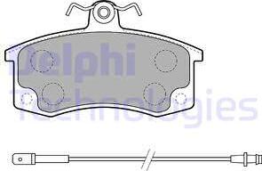 Delphi LP1800 - Bremžu uzliku kompl., Disku bremzes autodraugiem.lv