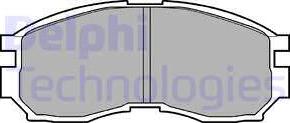 Delphi LP803 - Bremžu uzliku kompl., Disku bremzes autodraugiem.lv