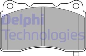 Delphi LP3575 - Bremžu uzliku kompl., Disku bremzes autodraugiem.lv