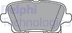 Delphi LP3373 - Bremžu uzliku kompl., Disku bremzes autodraugiem.lv