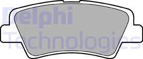 Delphi LP2295 - Bremžu uzliku kompl., Disku bremzes autodraugiem.lv