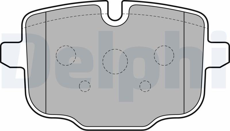 Delphi LP2246-17B1 - Bremžu uzliku kompl., Disku bremzes autodraugiem.lv