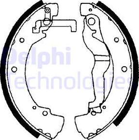 Delphi LS1656 - Bremžu loku komplekts autodraugiem.lv