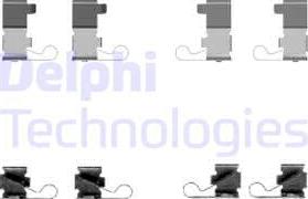 Delphi LX0434 - Piederumu komplekts, Disku bremžu uzlikas autodraugiem.lv