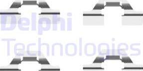 Delphi LX0430 - Piederumu komplekts, Disku bremžu uzlikas autodraugiem.lv