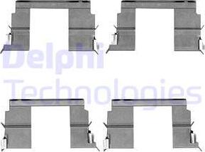 Delphi LX0516 - Piederumu komplekts, Disku bremžu uzlikas autodraugiem.lv