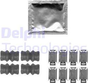 Delphi LX0535 - Piederumu komplekts, Disku bremžu uzlikas autodraugiem.lv