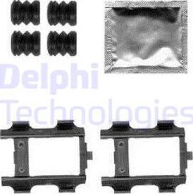 Delphi LX0575 - Piederumu komplekts, Disku bremžu uzlikas autodraugiem.lv