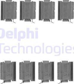 Delphi LX0649 - Piederumu komplekts, Disku bremžu uzlikas autodraugiem.lv