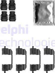 Delphi LX0621 - Piederumu komplekts, Disku bremžu uzlikas autodraugiem.lv