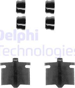 Delphi LX0082 - Piederumu komplekts, Disku bremžu uzlikas autodraugiem.lv