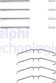 Delphi LX0157 - Piederumu komplekts, Disku bremžu uzlikas autodraugiem.lv