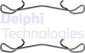 Delphi LX0169 - Piederumu komplekts, Disku bremžu uzlikas autodraugiem.lv