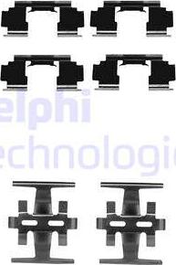 Delphi LX0130 - Piederumu komplekts, Disku bremžu uzlikas autodraugiem.lv