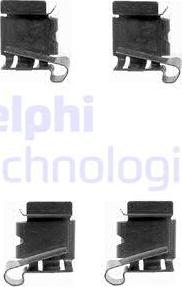 Delphi LX0390 - Piederumu komplekts, Disku bremžu uzlikas autodraugiem.lv