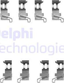 Delphi LX0361 - Piederumu komplekts, Disku bremžu uzlikas autodraugiem.lv
