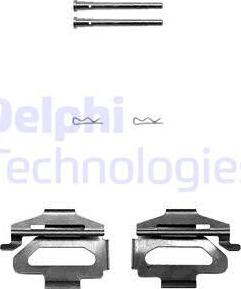 Delphi LX0380 - Piederumu komplekts, Disku bremžu uzlikas autodraugiem.lv