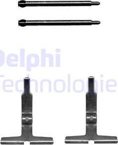 Delphi LX0382 - Piederumu komplekts, Disku bremžu uzlikas autodraugiem.lv