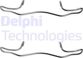 Delphi LX0326 - Piederumu komplekts, Disku bremžu uzlikas autodraugiem.lv
