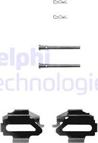 Delphi LX0320 - Piederumu komplekts, Disku bremžu uzlikas autodraugiem.lv
