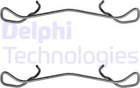 Delphi LX0322 - Piederumu komplekts, Disku bremžu uzlikas autodraugiem.lv