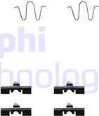 Delphi LX0231 - Piederumu komplekts, Disku bremžu uzlikas autodraugiem.lv