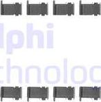 Delphi LX0226 - Piederumu komplekts, Disku bremžu uzlikas autodraugiem.lv