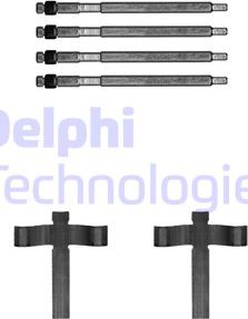 Delphi LX0707 - Piederumu komplekts, Disku bremžu uzlikas autodraugiem.lv