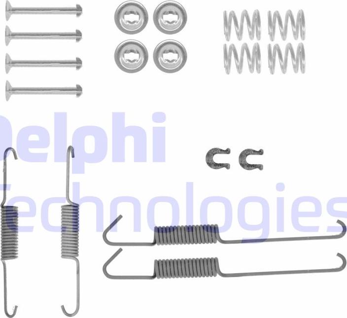 Delphi LY1434 - Piederumu komplekts, Bremžu loki autodraugiem.lv
