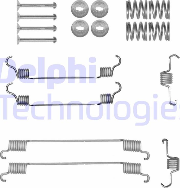 Delphi LY1429 - Piederumu komplekts, Bremžu loki autodraugiem.lv