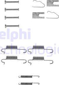 Delphi LY1011 - Piederumu komplekts, Bremžu loki autodraugiem.lv