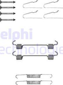 Delphi LY1306 - Piederumu komplekts, Stāvbremzes mehānisma bremžu loks autodraugiem.lv