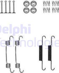 Delphi LY1381 - Piederumu komplekts, Stāvbremzes mehānisma bremžu loks autodraugiem.lv