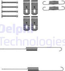 Delphi LY1382 - Piederumu komplekts, Bremžu loki autodraugiem.lv