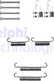 Delphi LY1333 - Piederumu komplekts, Stāvbremzes mehānisma bremžu loks autodraugiem.lv