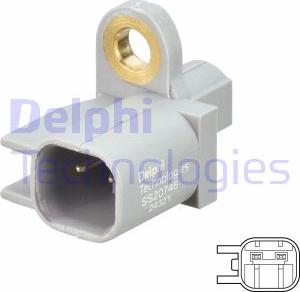 Delphi SS20746 - Devējs, Riteņu griešanās ātrums autodraugiem.lv