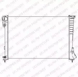 Delphi TSP0524064 - Radiators, Motora dzesēšanas sistēma autodraugiem.lv