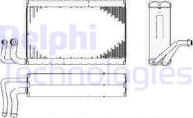 Delphi TSP0525182 - Iztvaikotājs, Gaisa kondicionēšanas sistēma autodraugiem.lv