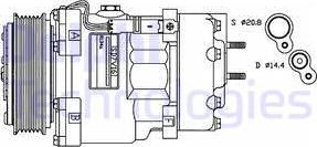 Delphi TSP0155425 - Kompresors, Gaisa kond. sistēma autodraugiem.lv