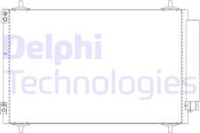 Delphi TSP0225677 - Kondensators, Gaisa kond. sistēma autodraugiem.lv