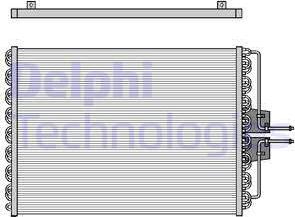 Delphi TSP0225061 - Kondensators, Gaisa kond. sistēma autodraugiem.lv