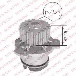 Delphi WP1486 - Ūdenssūknis autodraugiem.lv